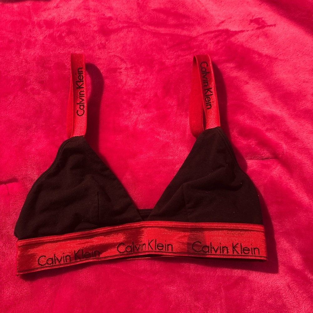 Calvin Klein Black and Red Lingerie